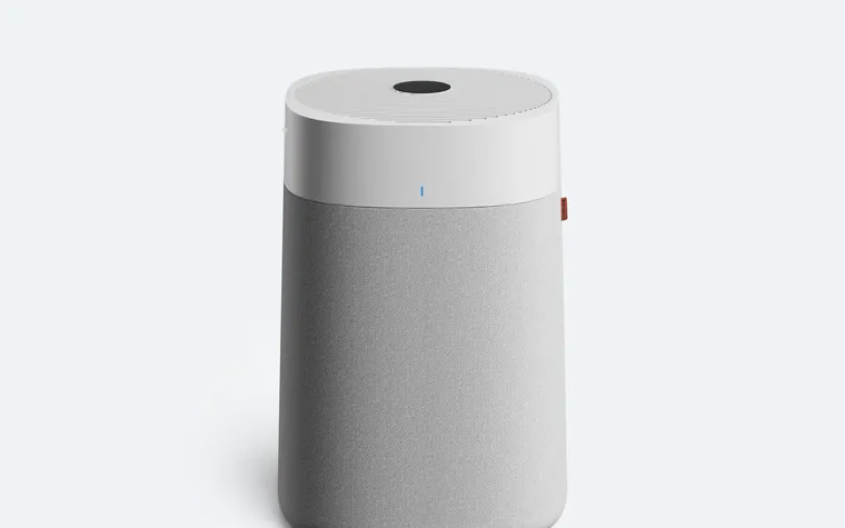 Blueair Blue Pure 211i Max air purifier, fabric pre-filter, front view