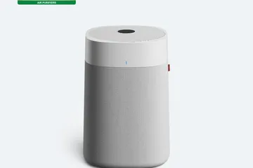 Blueair Blue Pure 211i Max air purifier, fabric pre-filter, front view