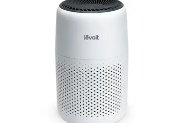 Levoit Core Mini-P compact air purifier, white, front view