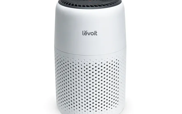 Levoit Core Mini-P compact air purifier, white, front view