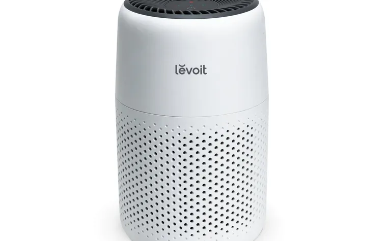 Levoit Core Mini-P compact air purifier, white, front view